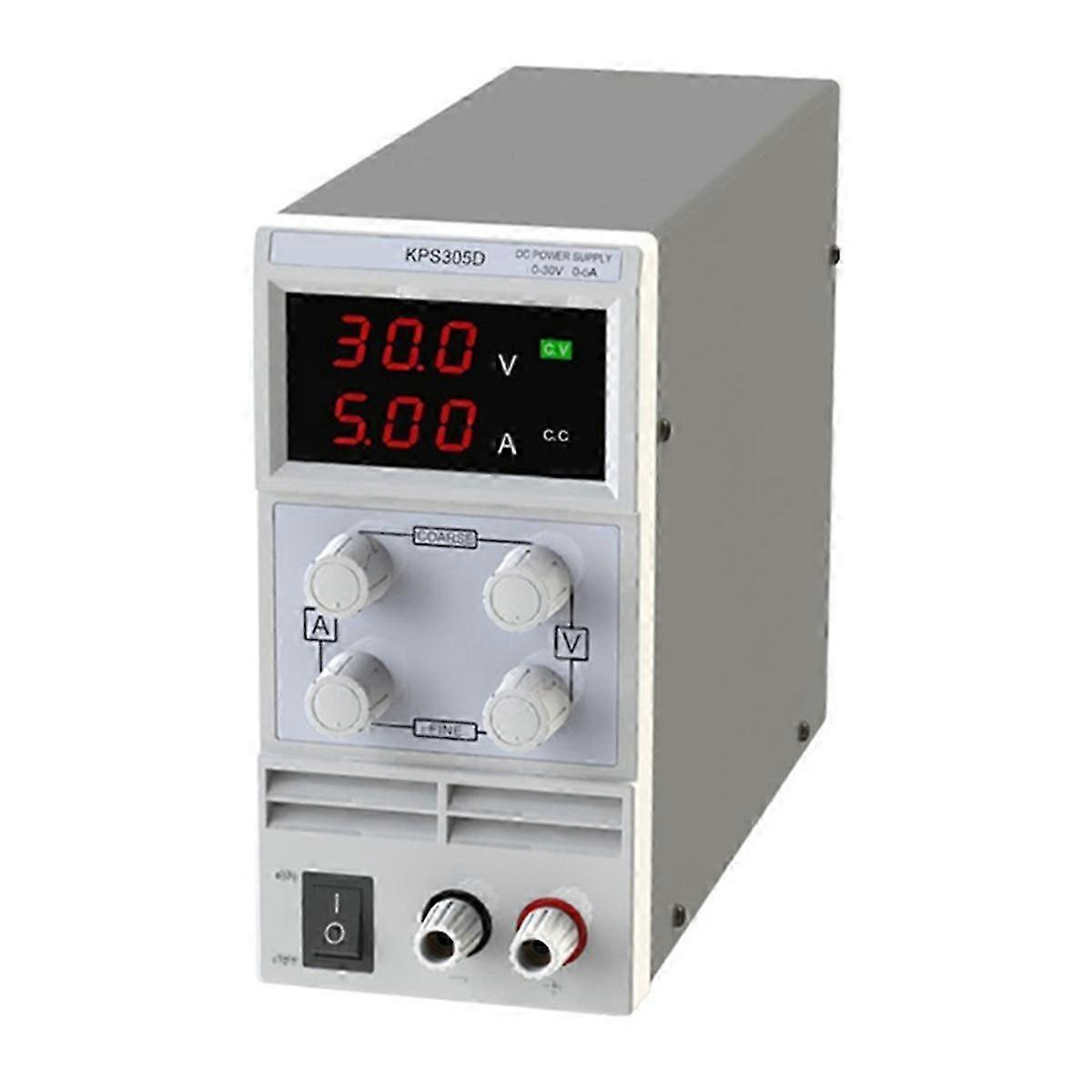 Adjustable Stabilizer DC Power Supply with Voltage Regulator - 30V 5A Switching Bench Source