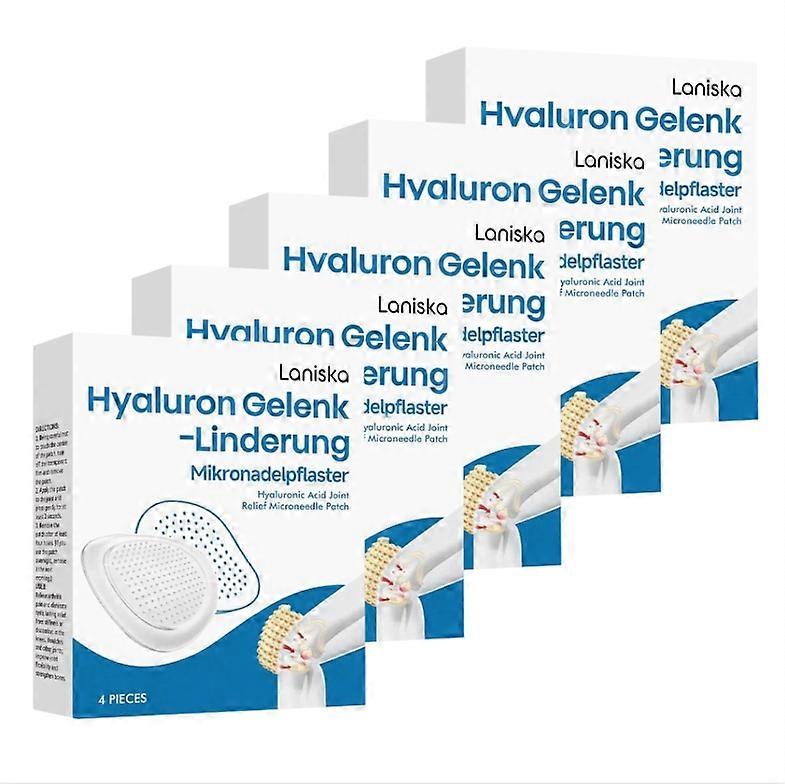 1-5x Hyaluron Joint Relief Microneedles Patch Convenient Easy to Use Microneedles Patch for Elderly Active Adults