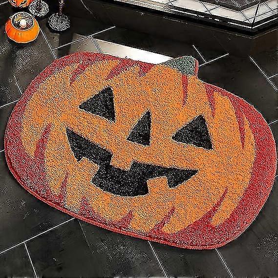 Halloween Bathroom Rugs Decor Pumpkin Bathroom Rugs Non Slip Funny Cute Bath Mats For Bathroom Shower