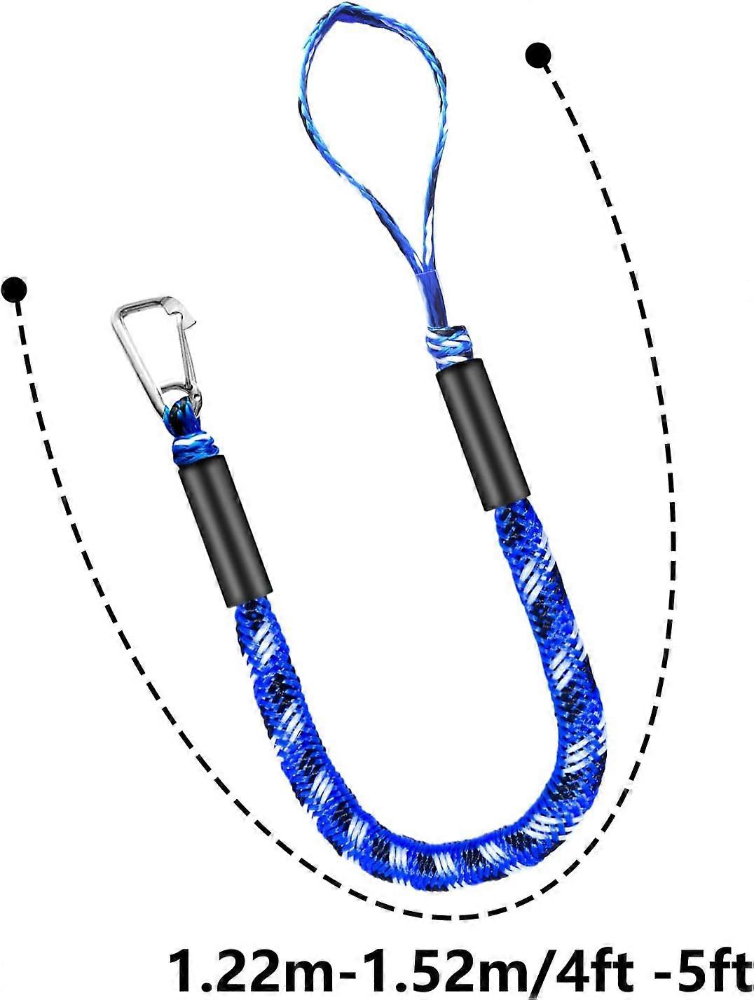 Dock Lines for Boats, Blue Mooring Rope for Boats and Kayaks, TieDown Cord for Canoes and Pontoon Watercraft