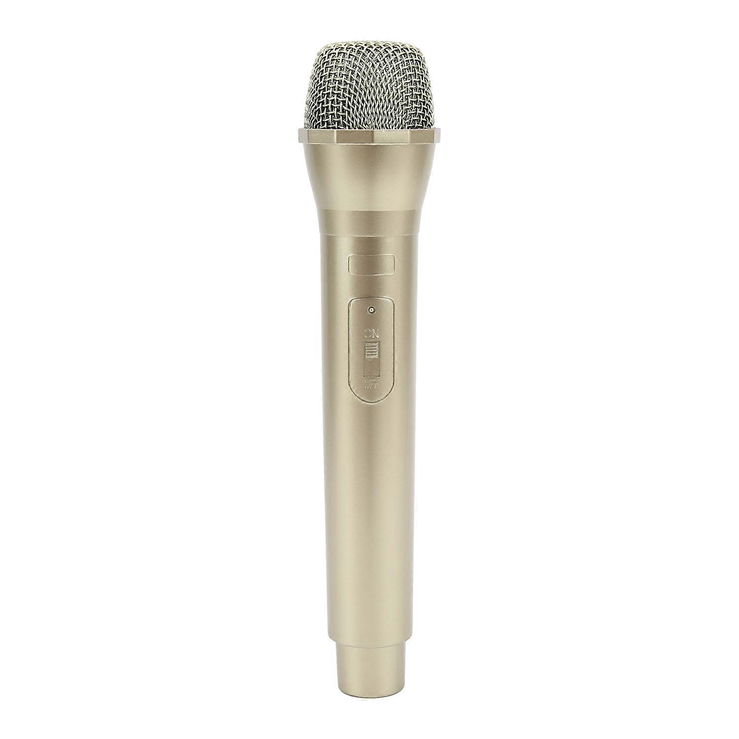 Feature:
1. Highly simulated microphone props, not a real microphone, light and portable.
2. A switc