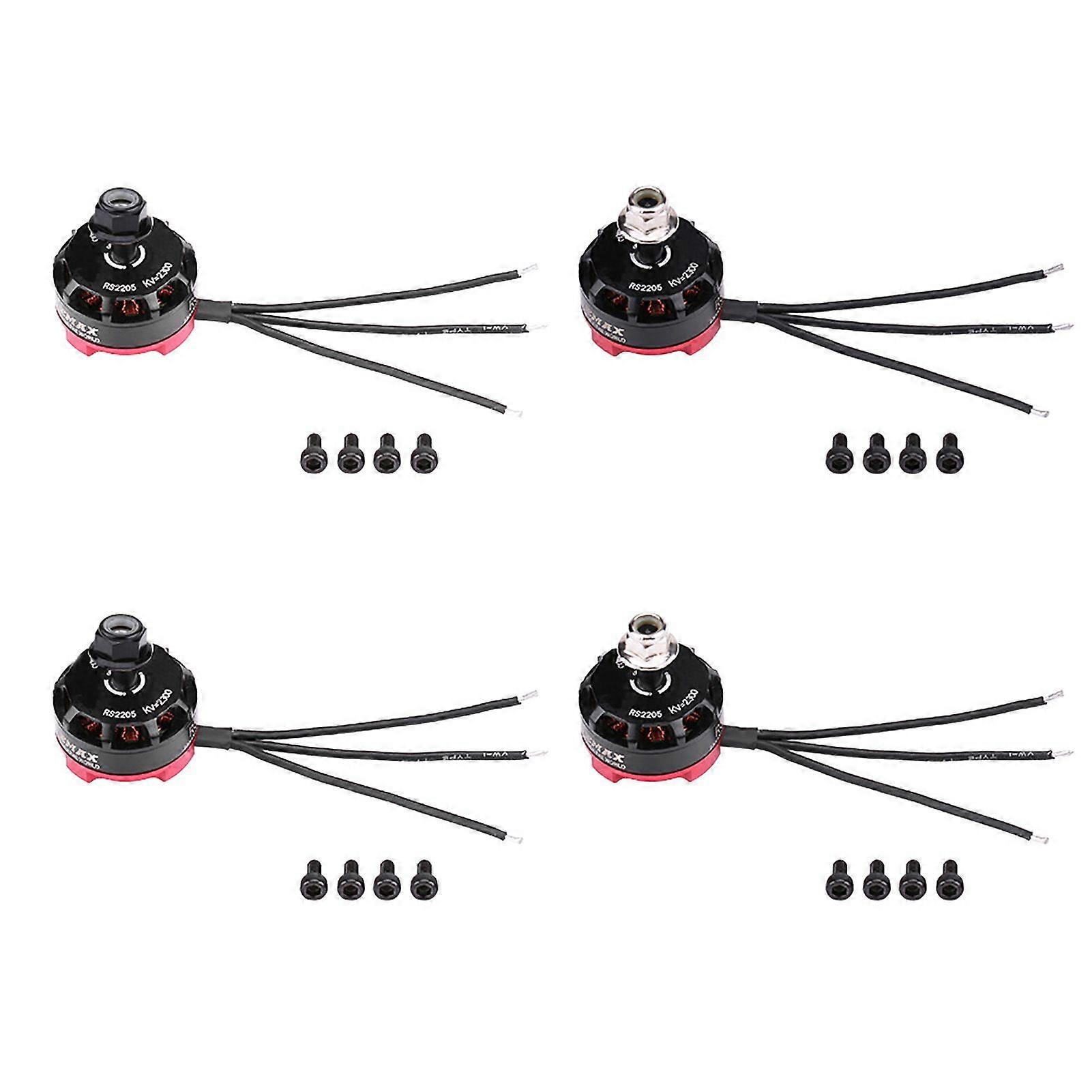 4Pcs/Set RS2205 2300KV CW CCW Motor Remote Control Accessory for RC Racing Quadcopters