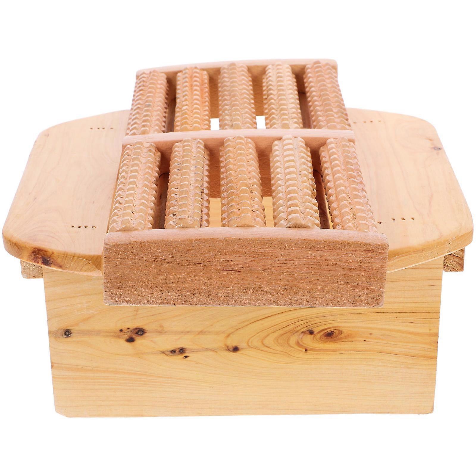 Bath Leg Rest Footstool Wooden Footrest for Sauna 3Pcs Multipurpose Stool