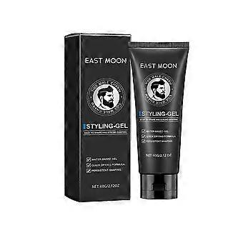 East Moon Men's Styling Gel Men's Hair Wax Styling Broken Hair Care Moisturizing Styling Hair Gel