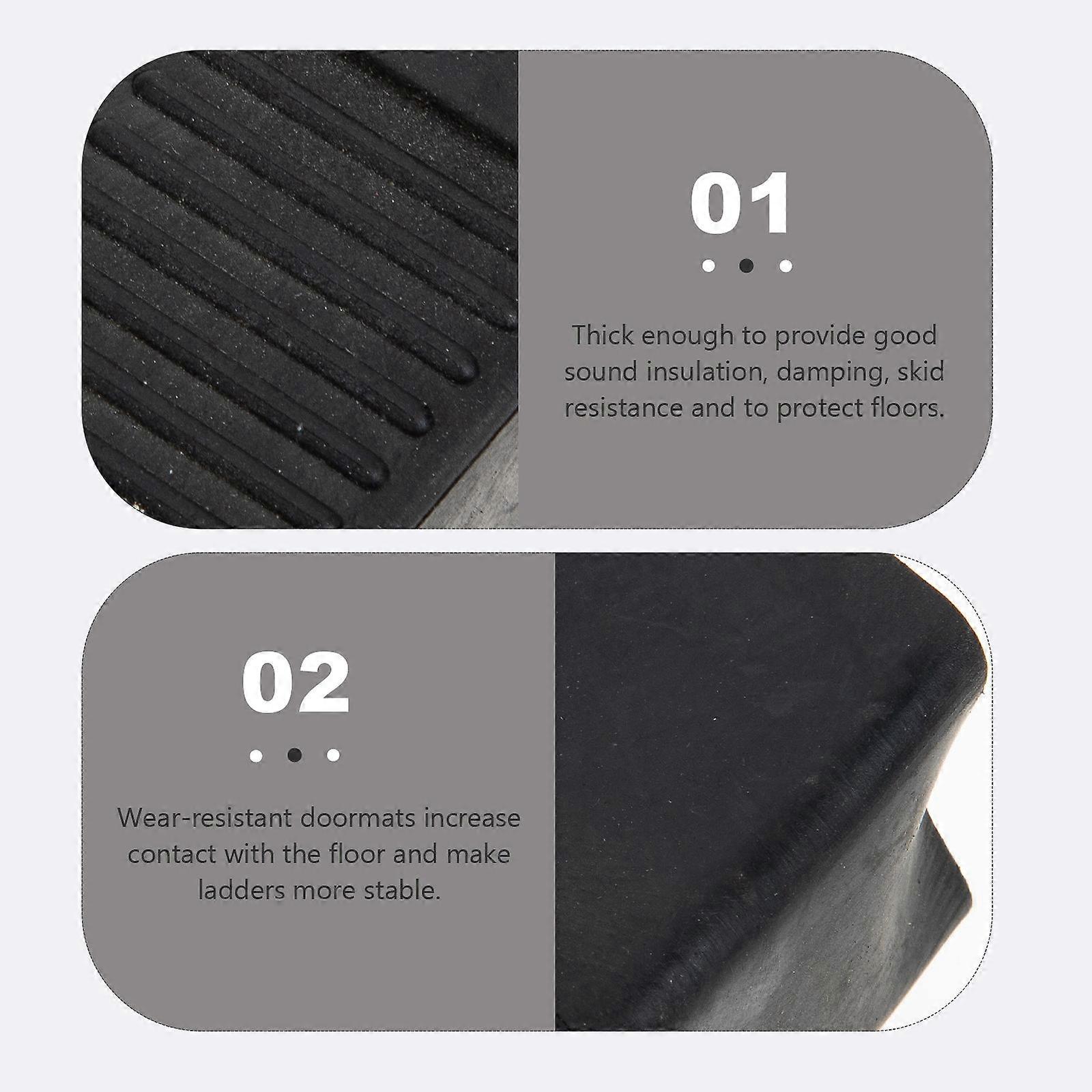 Rubber Ladder Feet Protector Step Ladder Foot Cover 16Pcs Set