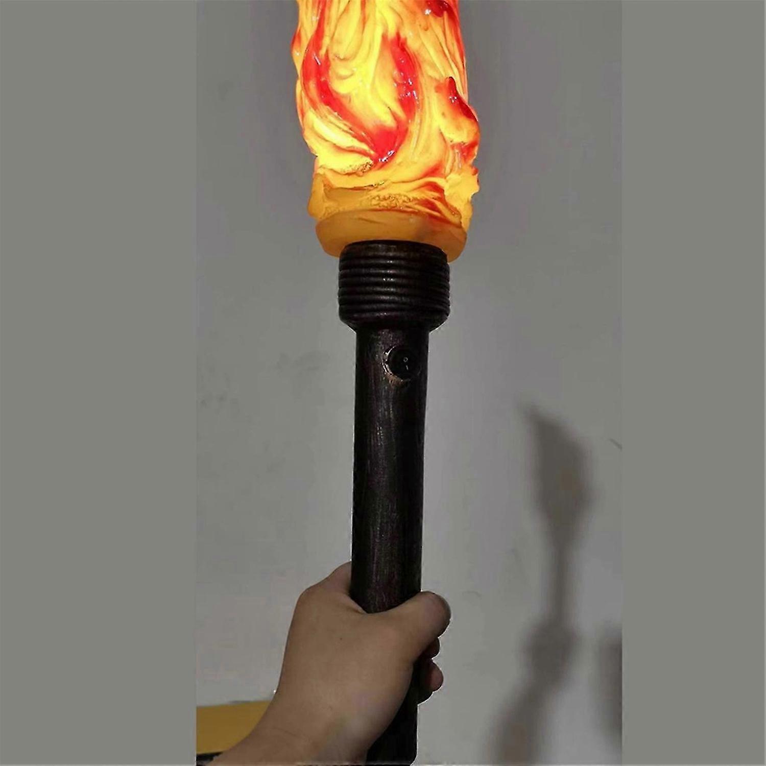 Handheld Torch Props LED Lights, Realistic Flame Torch