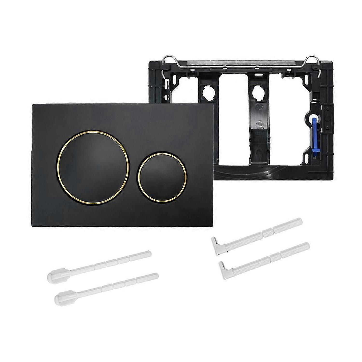 Flushing Plate with Flush Lever Set and Mounting Frame