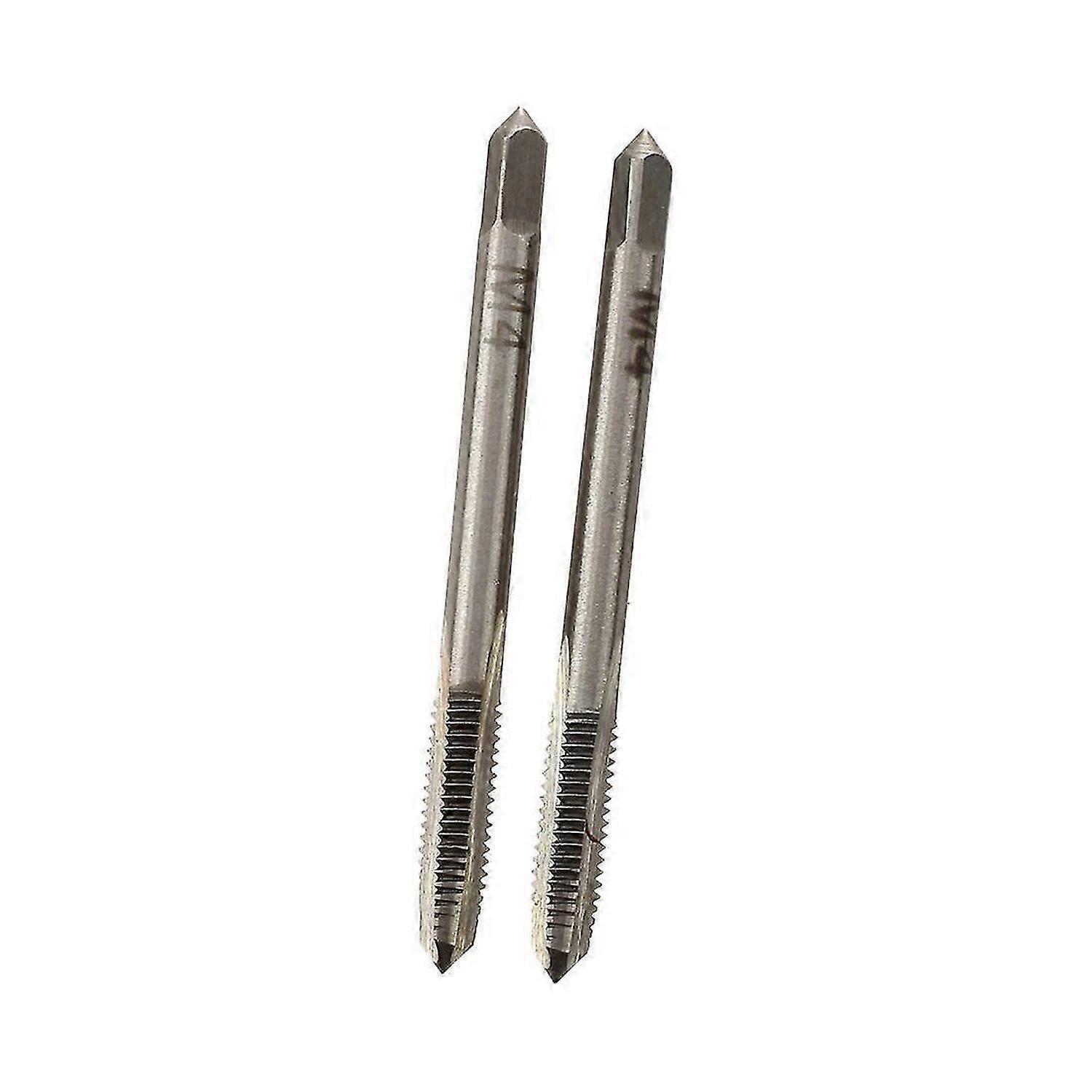 2 Pcs Metal 4mm Screw Thread Metric Plugs Taps Hand Tool