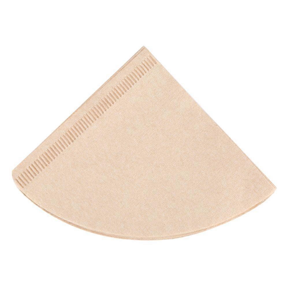40Pcs Unbleached Natural Cone Shape Drip Coffee Cup Filter Papers #V02