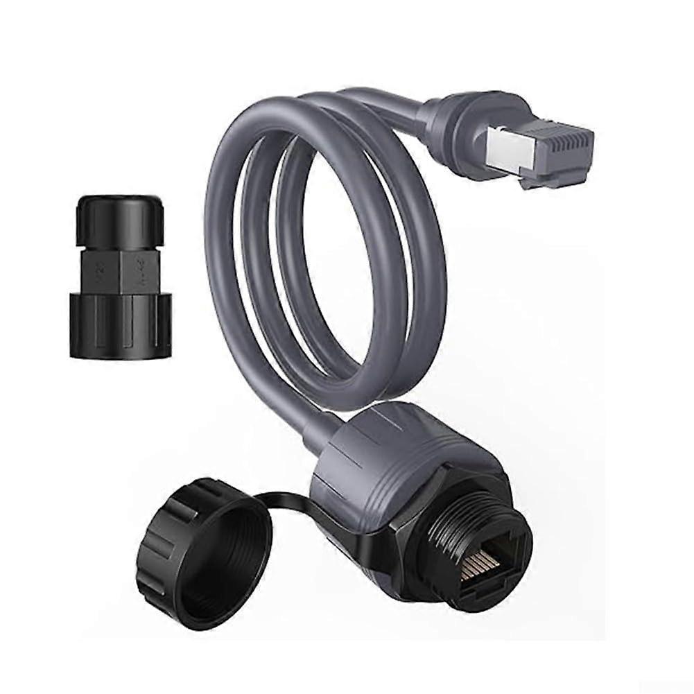 Ethernet Adapter For RJ45 Coupler V3 Gen 3 Waterproof PVC Grey 1 Piece