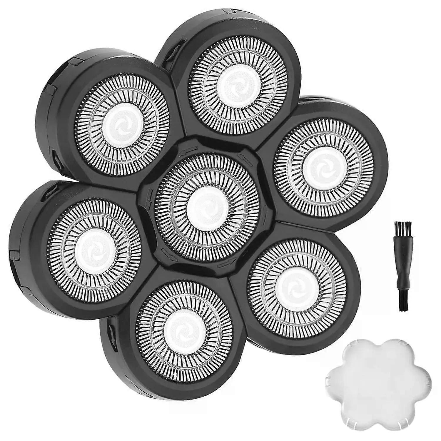 7 Blades Head Shaver Replacement Blades Replacement Shaver Blade Electric Shaver With Most Rotary Shavers