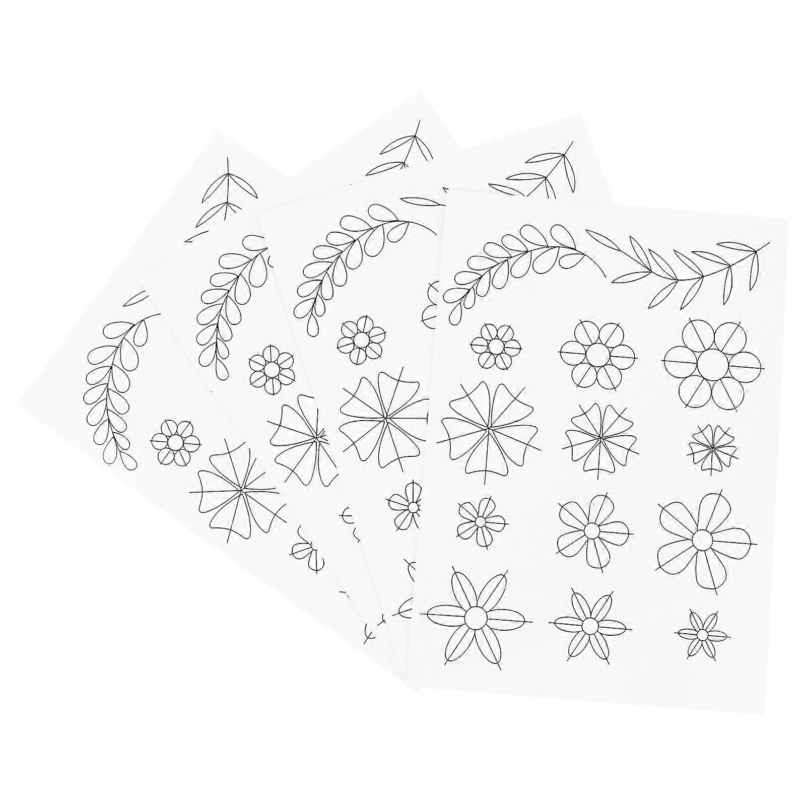 Quilling Tool Wood Quilling Positioning Sheet for Precise Crafting 16Pcs