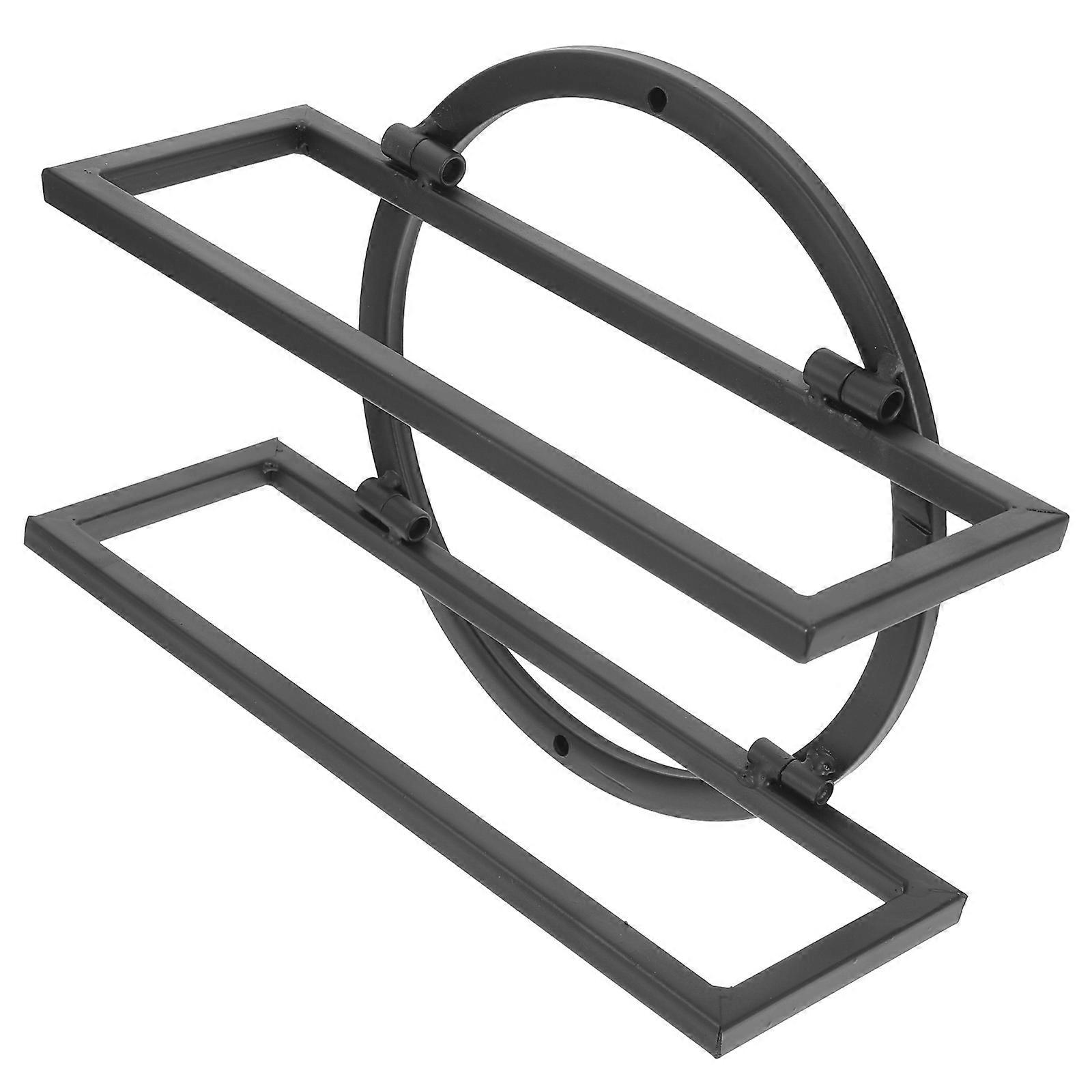 Foldable Holder Iron Rack for Wall Mounted Use