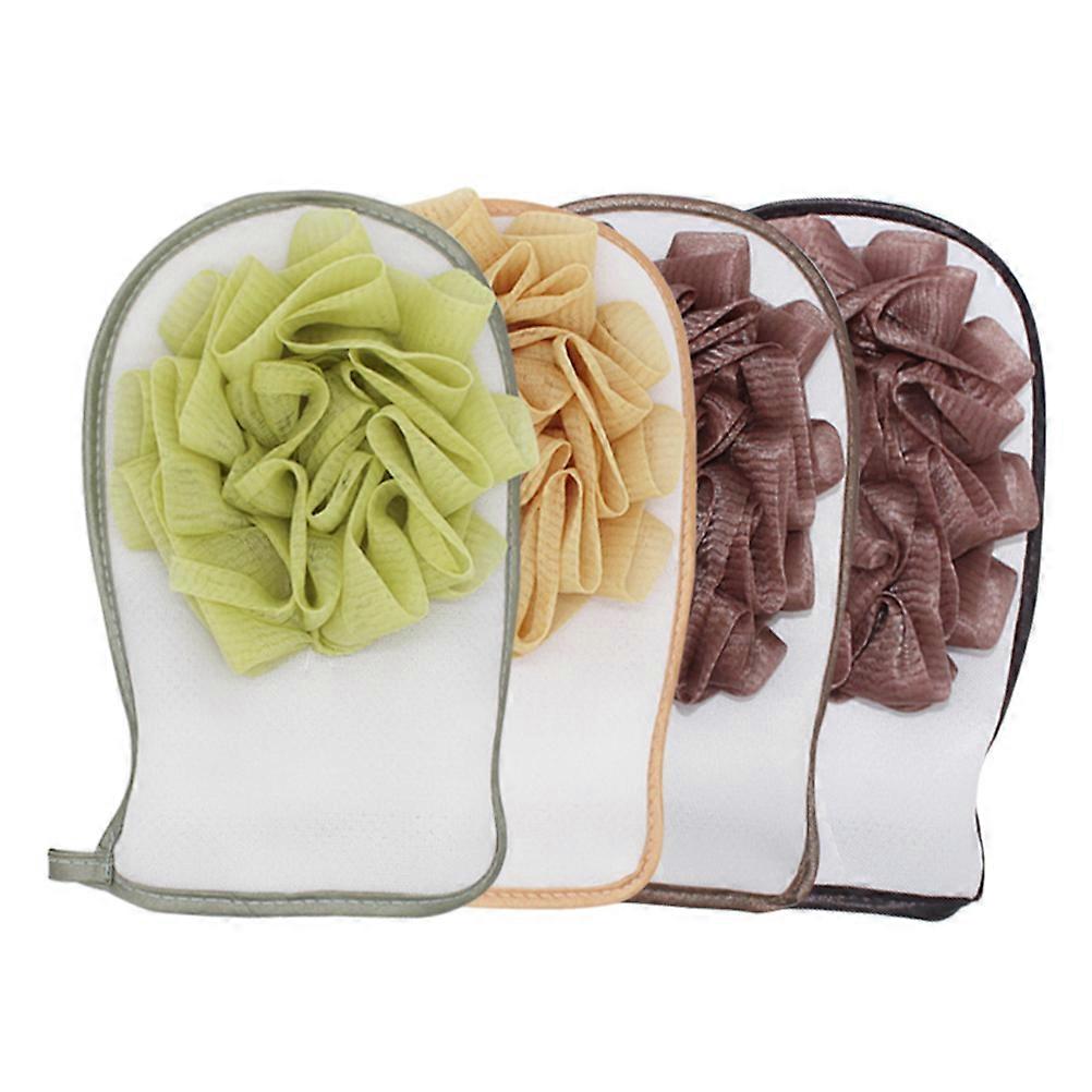 Double Sided Exfoliating Towel Bath Mitt for Dead Skin Remover 9Pcs Set