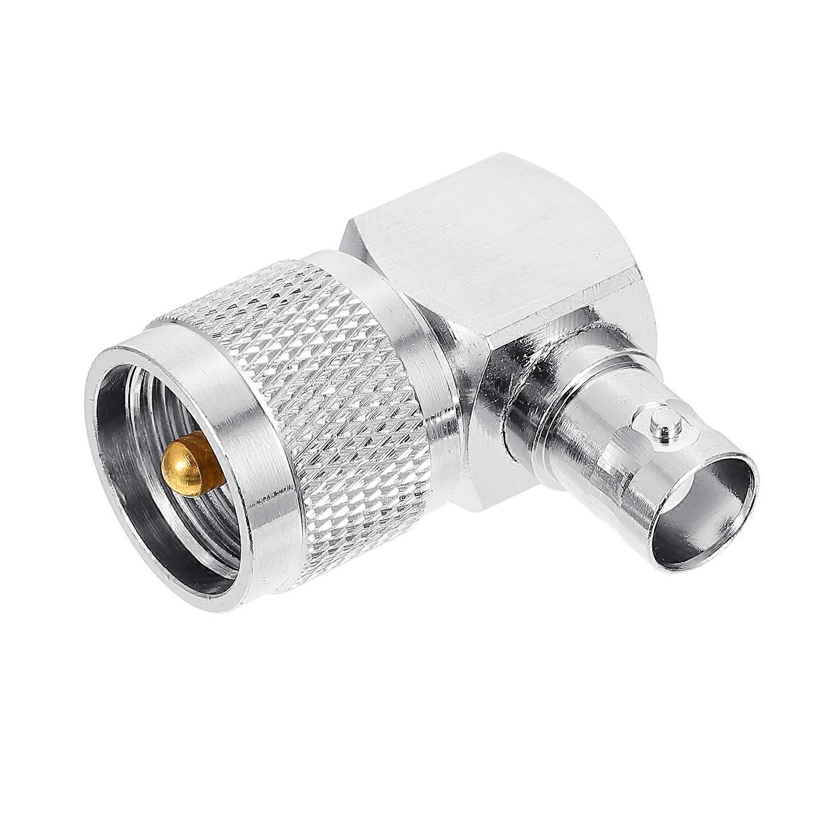 Copper Coaxial Adapter Right Angle Coax Converter for Antenna