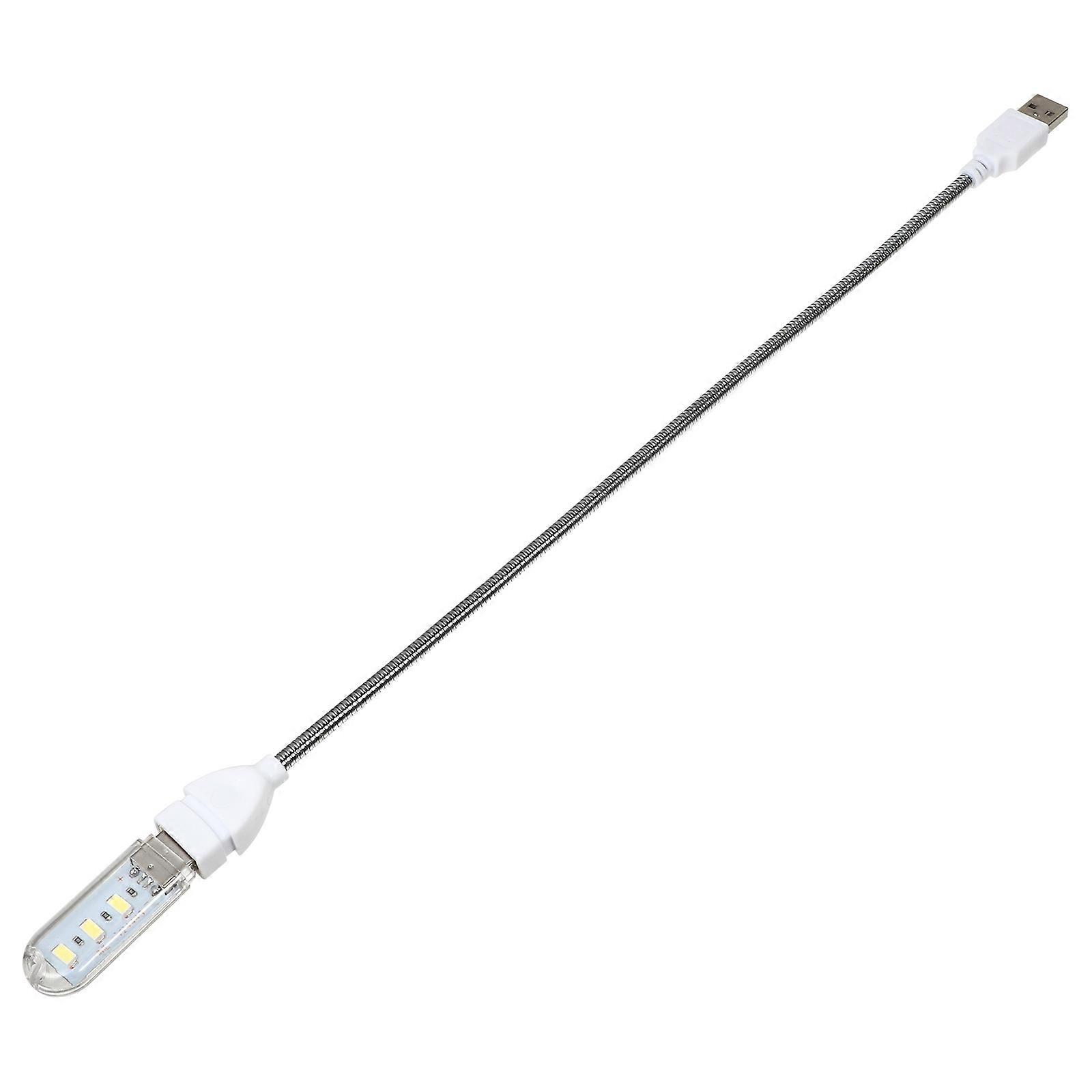 Night Light USB Powered Computer Lamp for Lighting Use 3Pcs Flexible Gooseneck Leds
