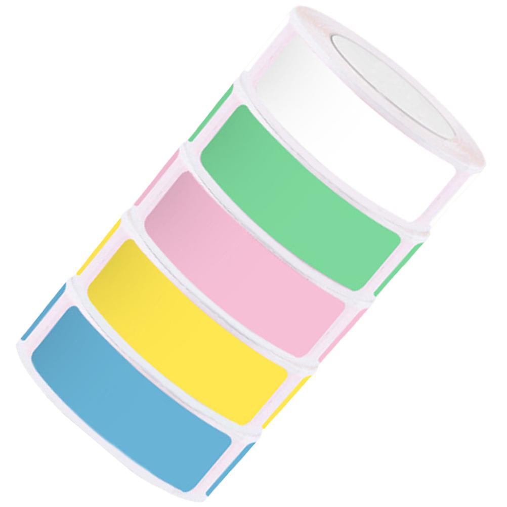 Colored Thermal Labels for Decoration Self Adhesive Printer Stickers 20 Rolls