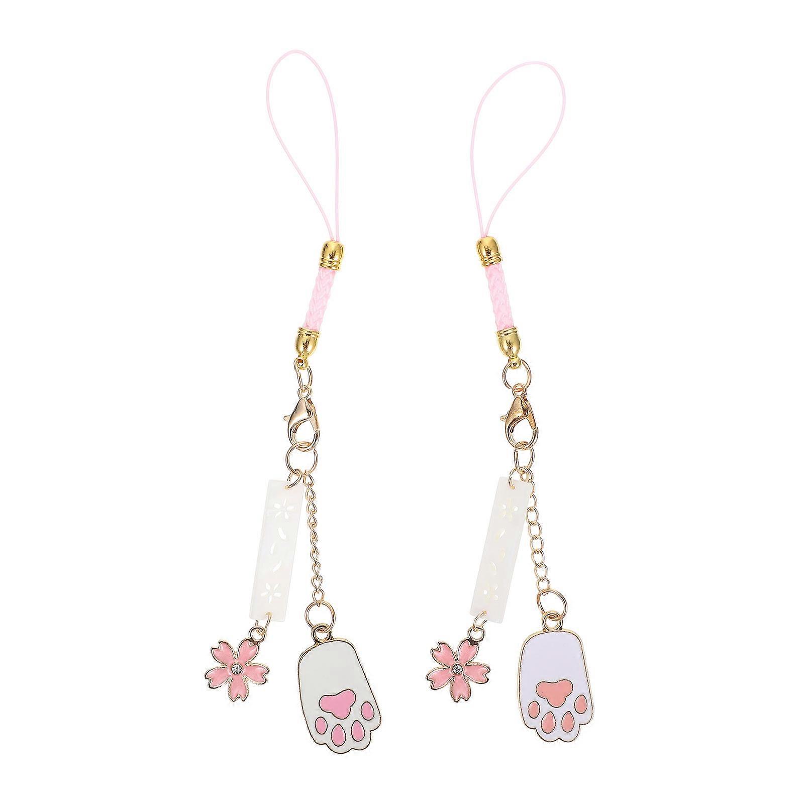 Phone Chain Pendant Creative Hanging Decor for Decor 8Pcs