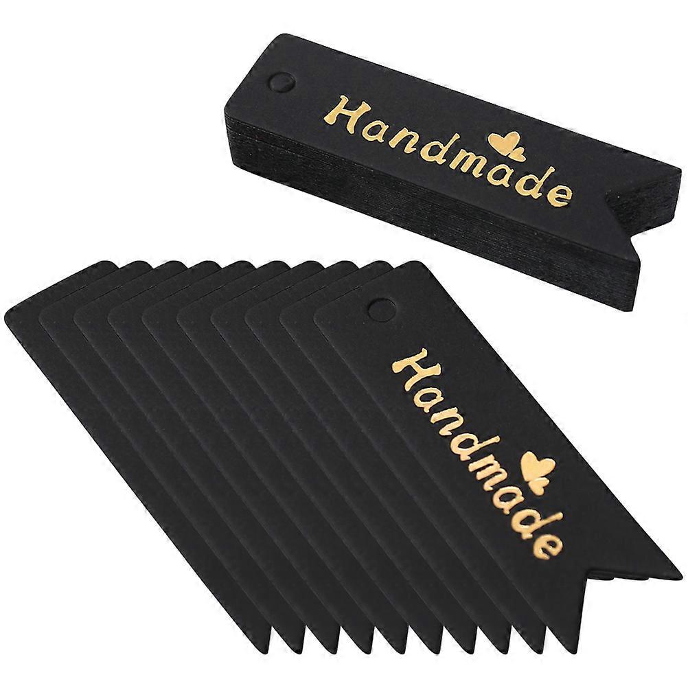 Elegant Black Gift Labels For Present Decor 400 Pcs Rectangular Shape Suitable For Various Occasions