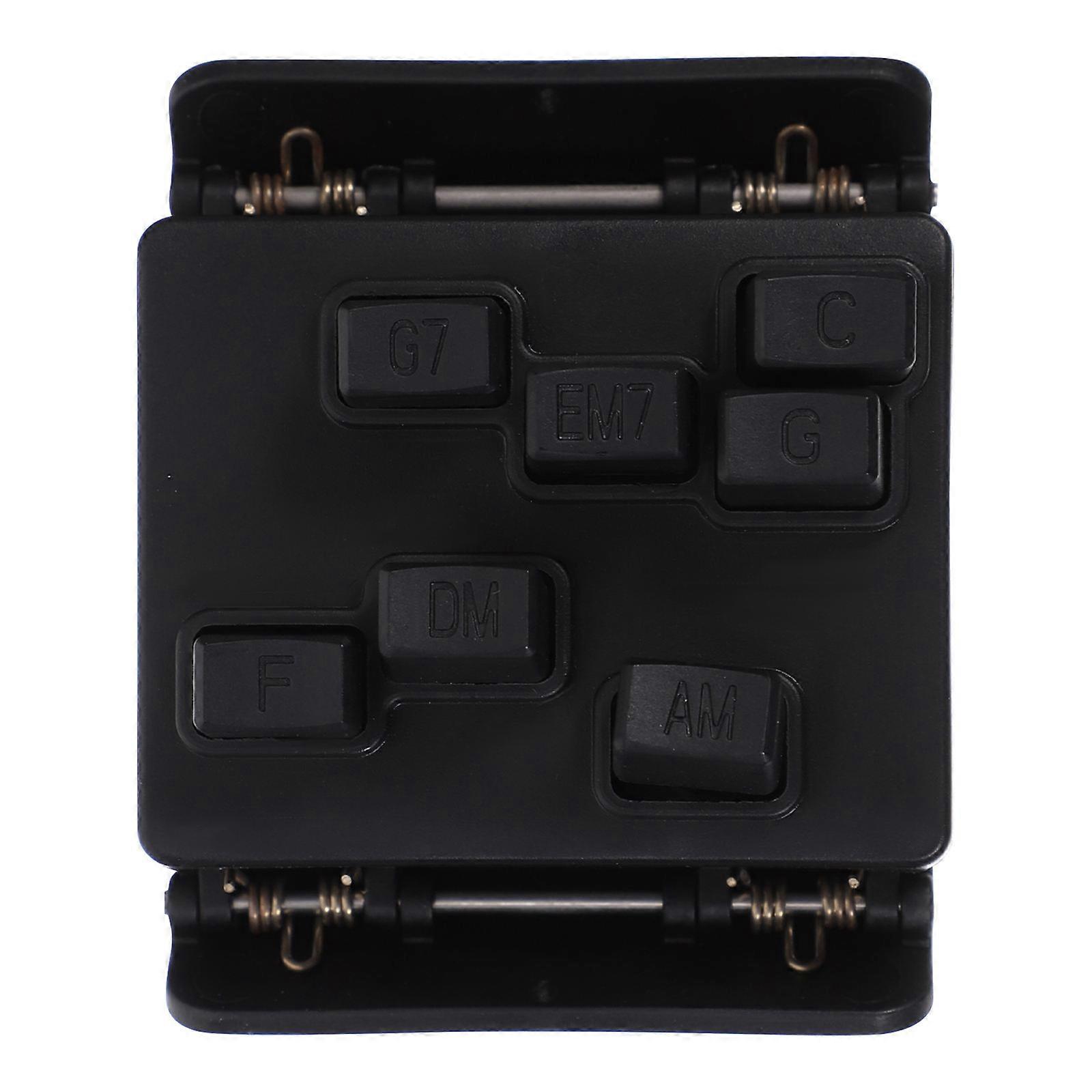 Ukulele Chord Practice Tool 2Pcs Black Learning System for Beginner Use