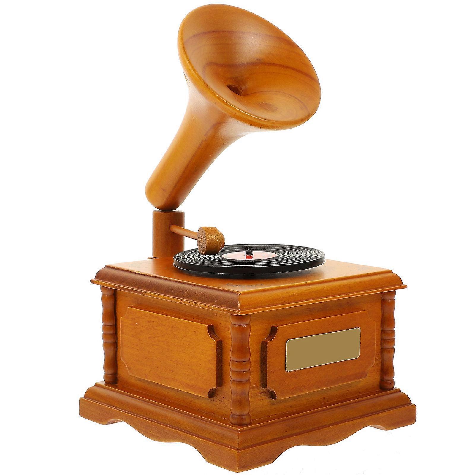 Imitation Phonograph Music Box for Decoration 5Pcs Collection