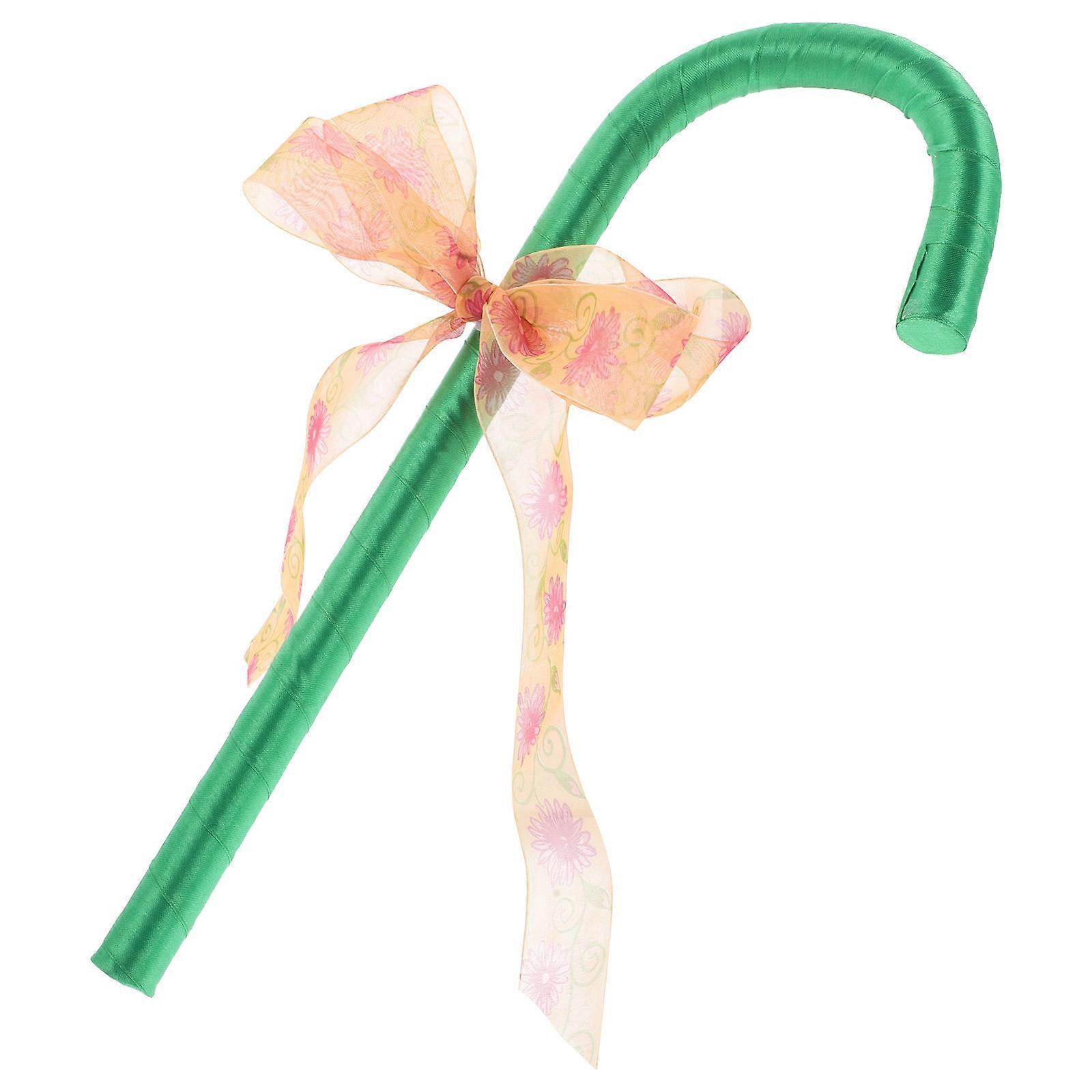 Christmas Dance Crutch Prop Plastic Multi Versatile Occasion Cane Decor Accessory