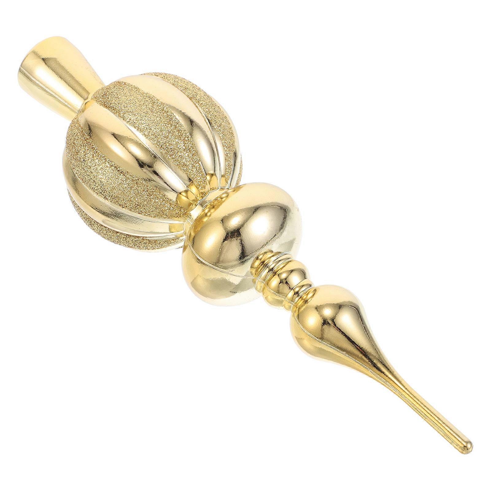 Spherical Christmas Tree Topper Plastic Ornament Decoration for 3Pcs Set