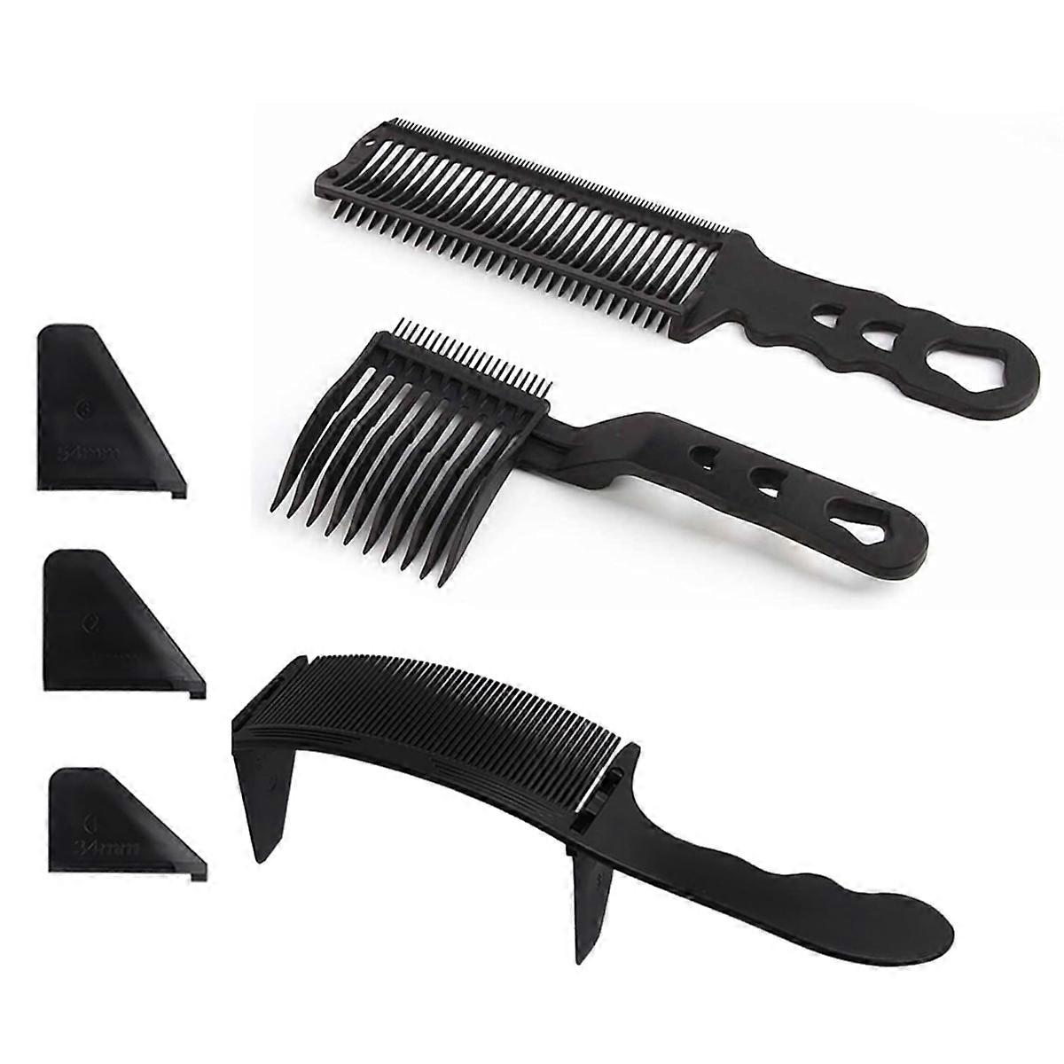 3Pcs Fade Comb for Men,Barber Cutting Comb, for Positioning and Flat