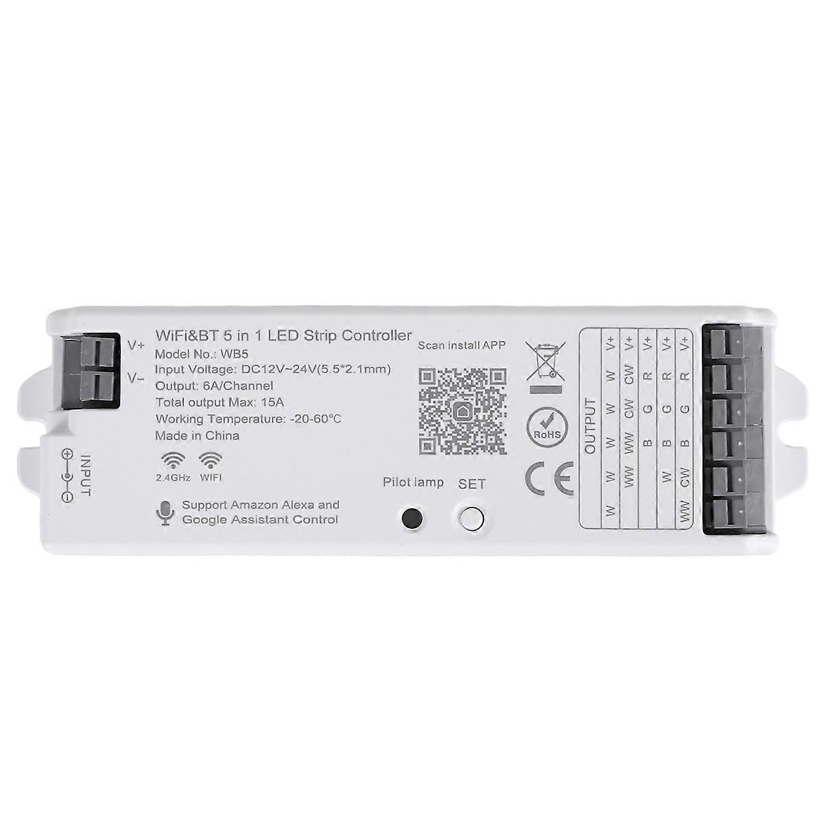 WB5 WiFi Bluetooth LED Strip Controller for Smart Life APP