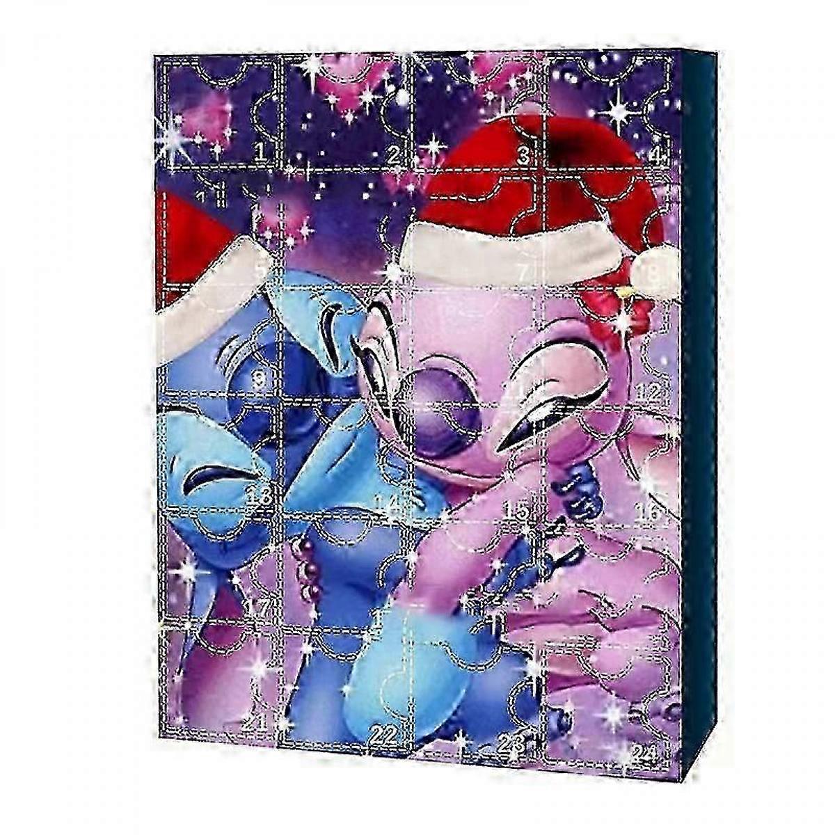 Christmas Advent Calendar Christmas Advent Calendar 24 Countdown Stitch Disney Cute Mickey Ornaments Mickey Mouse Hand-made Blind Box Doll