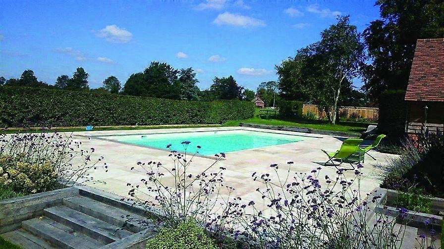 Certikin Cotswold Mint Riven Sandstone Coping - 90 Degree External Corner (PCC-COTS-90EXT)