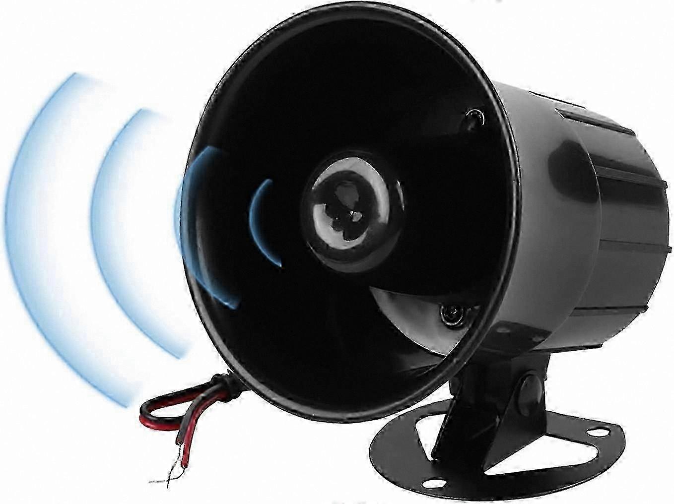 120dB Wired Alarm Siren Speaker for Security Systems, 12V DC Horn with Buzzer Function