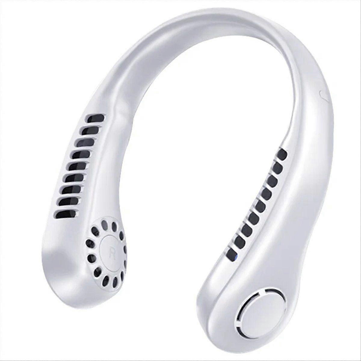 Leaf Less Neck Hanging Small Fan USB Charging Essential Summer B