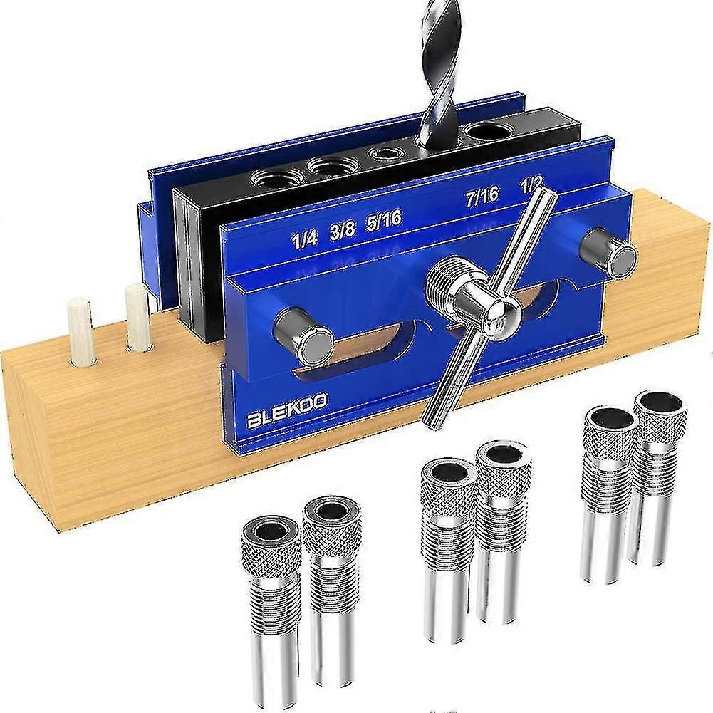 Centering Doweling Jig Kit, Jig For Joiner Set, Adjustable Width Drilling Guide Accessor