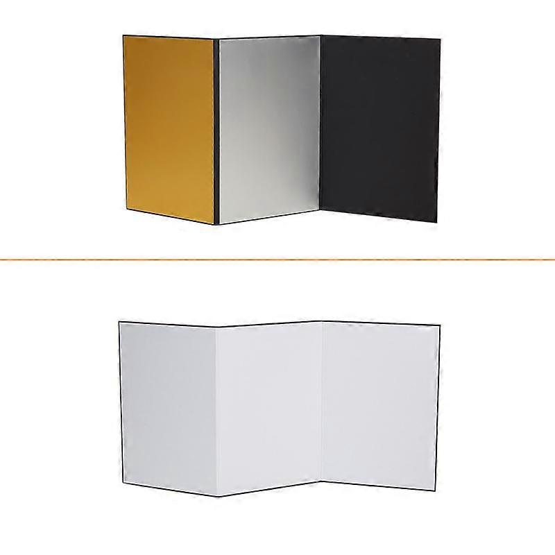 Tri-Fold Photography Cardstock Reflector Props