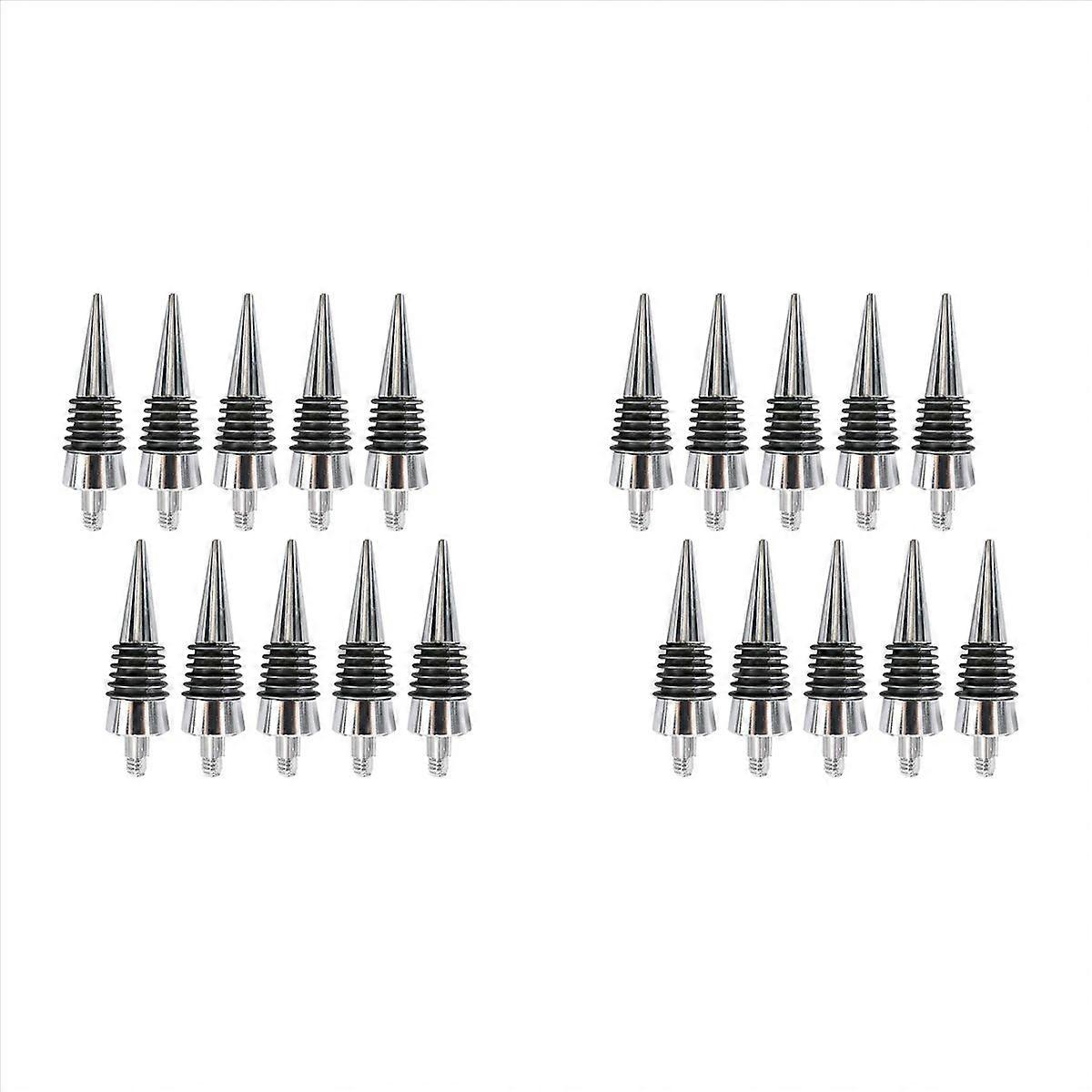 10 Pcs Thread Wine Bottles Metal Stoppers Set,Blank Bottles Stopper