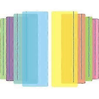 25-26 Guided Reading Highlight Strips, Dyslexia Overlay Ruler Reading Rulers Colored Overlay Reading Tracking Rulers For Dyslexia And Adhd To Reduce V