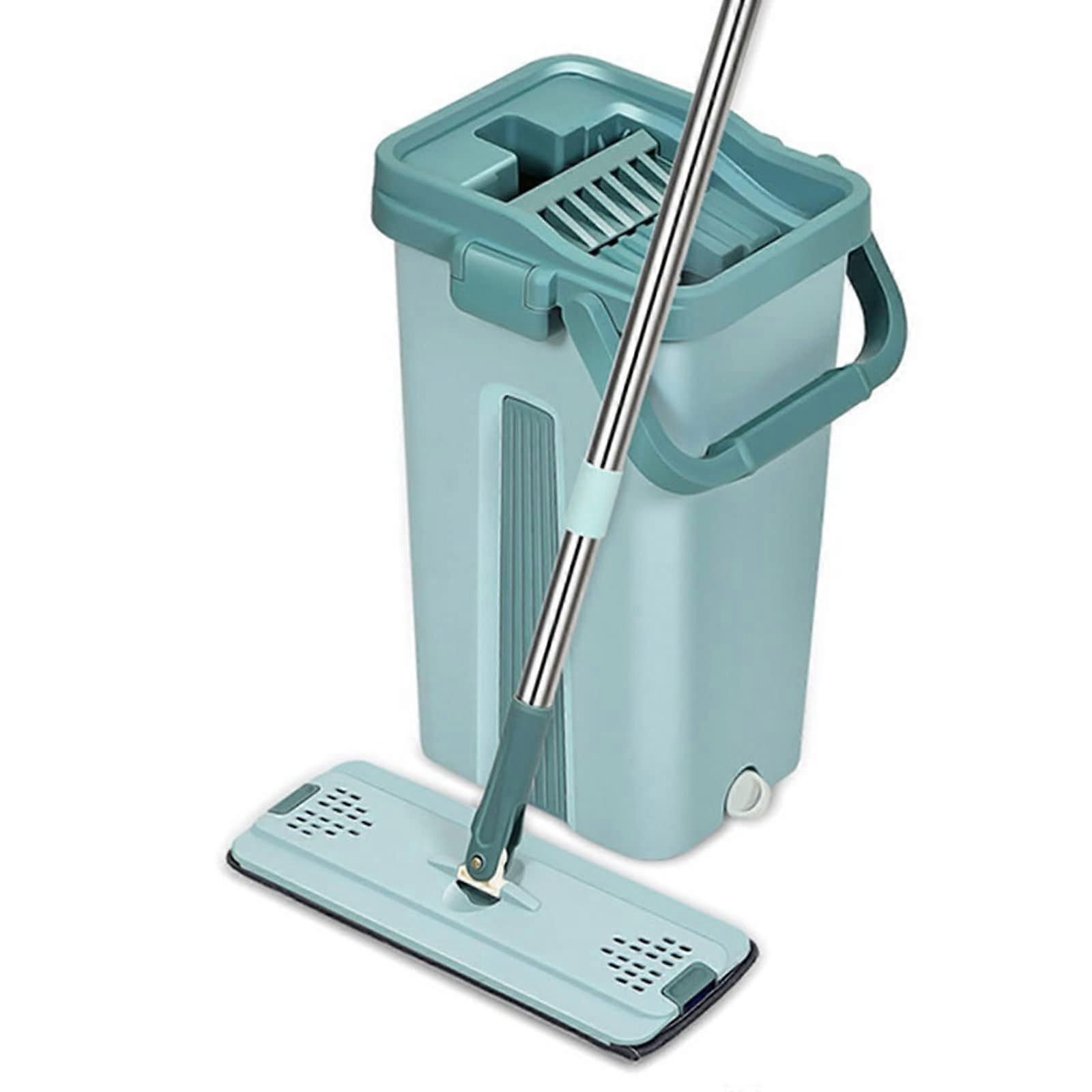 Spray Mop Microfiber Cleaning Mop Flat Squeeze Automatic For Home And Kitchen Floors Hand  Mop With Bucket