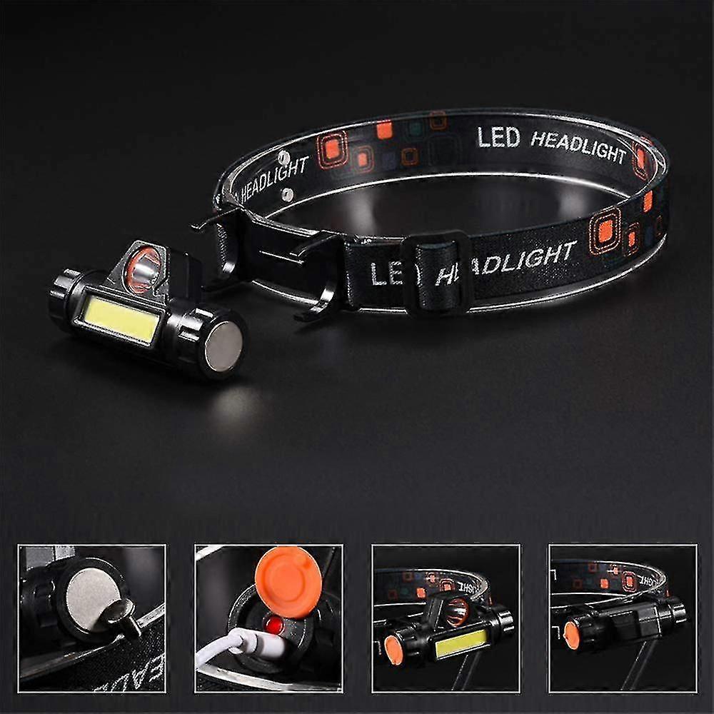 Rechargeable Headlights 2 Pack, Super Bright And Lightweight Led Headlamp