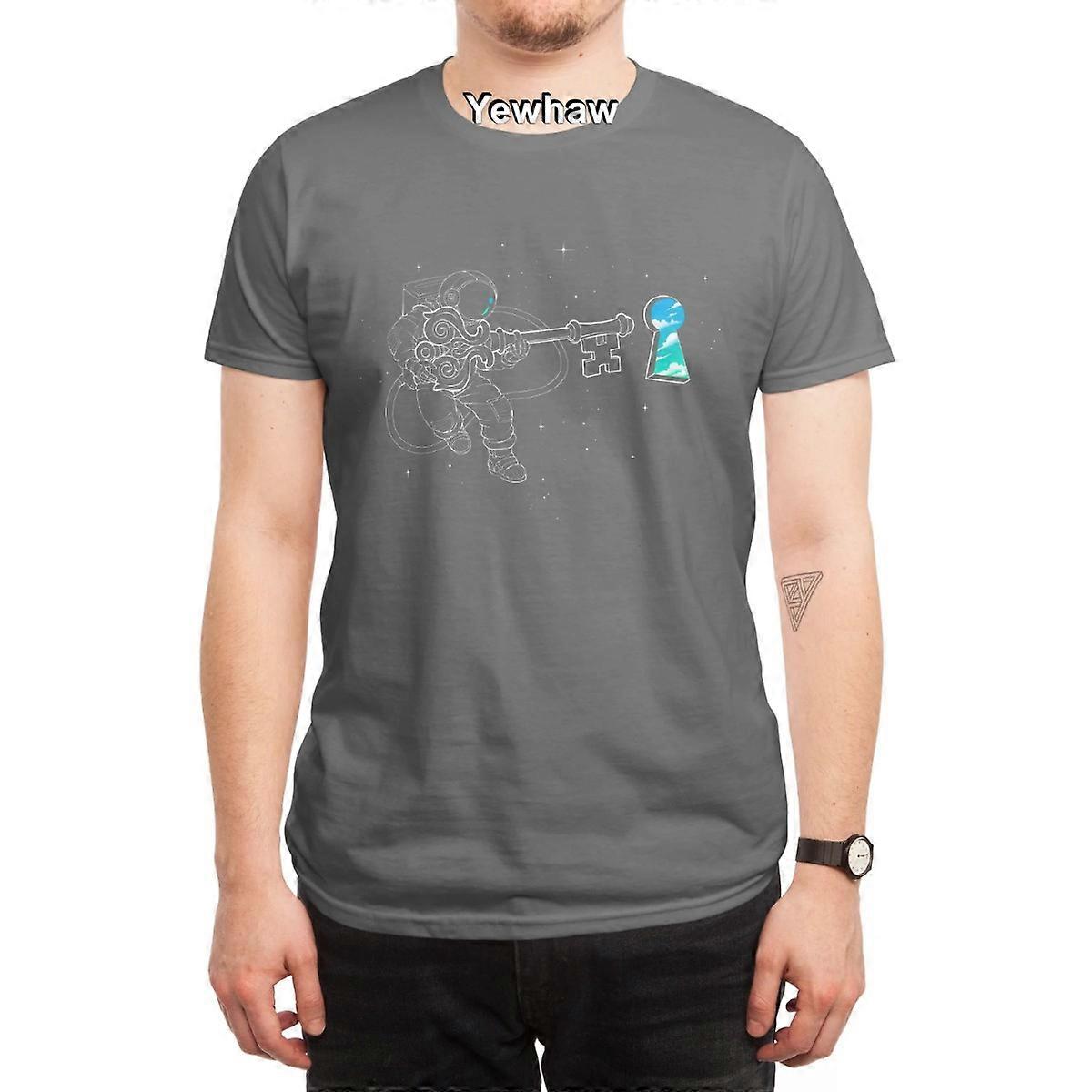 Astral Key T-Shirt space keyhole sky clouds