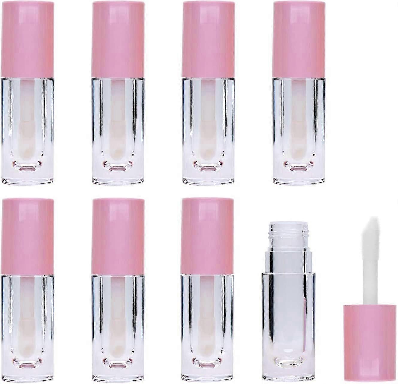 8 Lip Gloss Tubes with Empty Stick, 6.5ml Refillable Lip Gloss Bottle Mini Lipstick Bottle