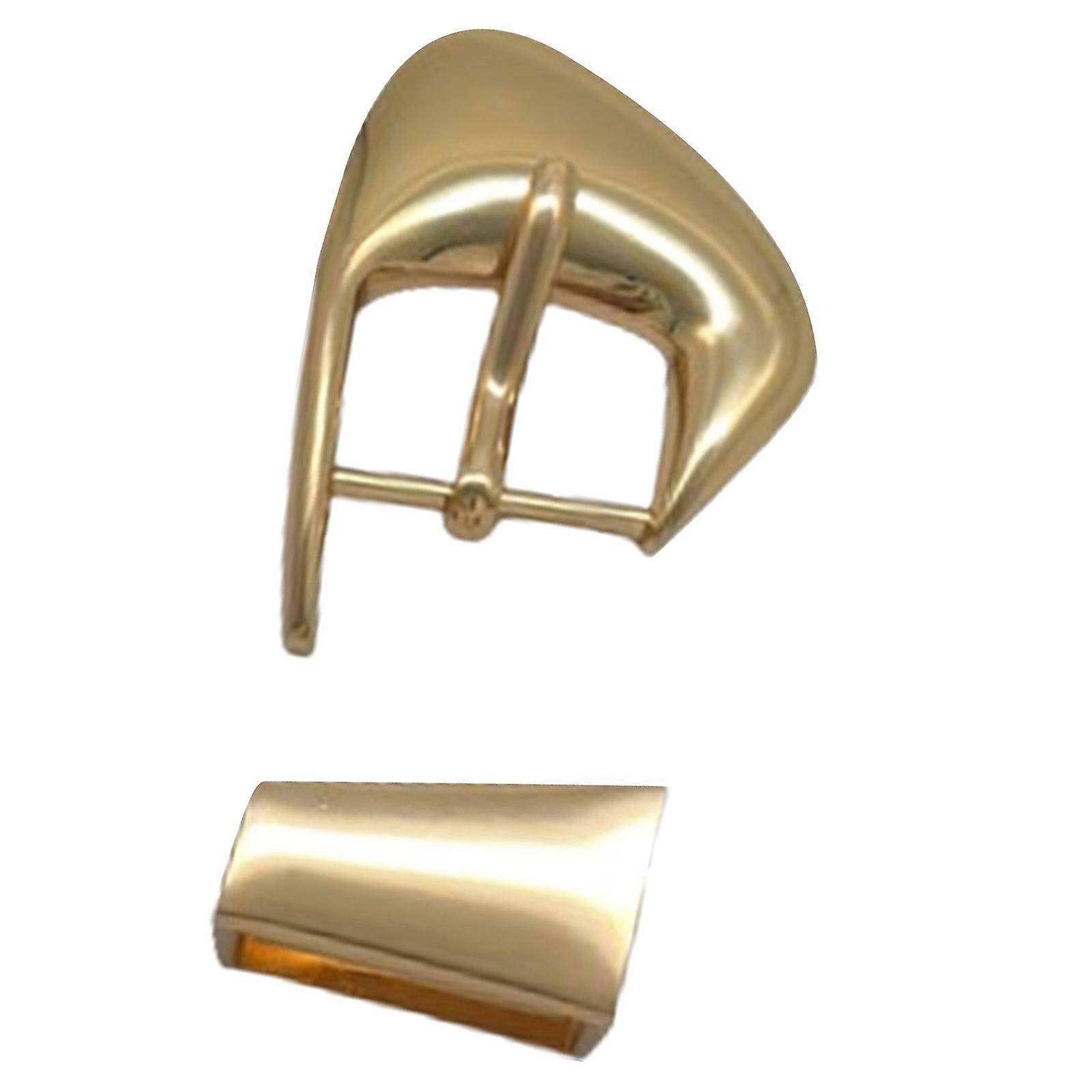 Fashion Forward Trapezium Belt Hardware With Secure Pin Lock System Comfortable Works With Multiple Belt Styles  light gold