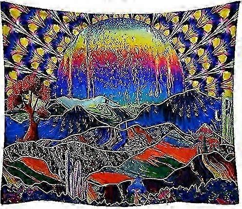 Psychedelic Sunburst Wall Decor Hanging