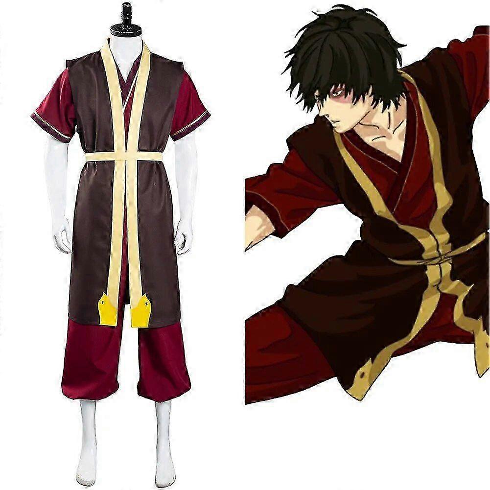 Anime Avatar The Last Airbender Cosplay Zuko Cosplay Κοστούμι Uniform Halloween Στολή Στολή