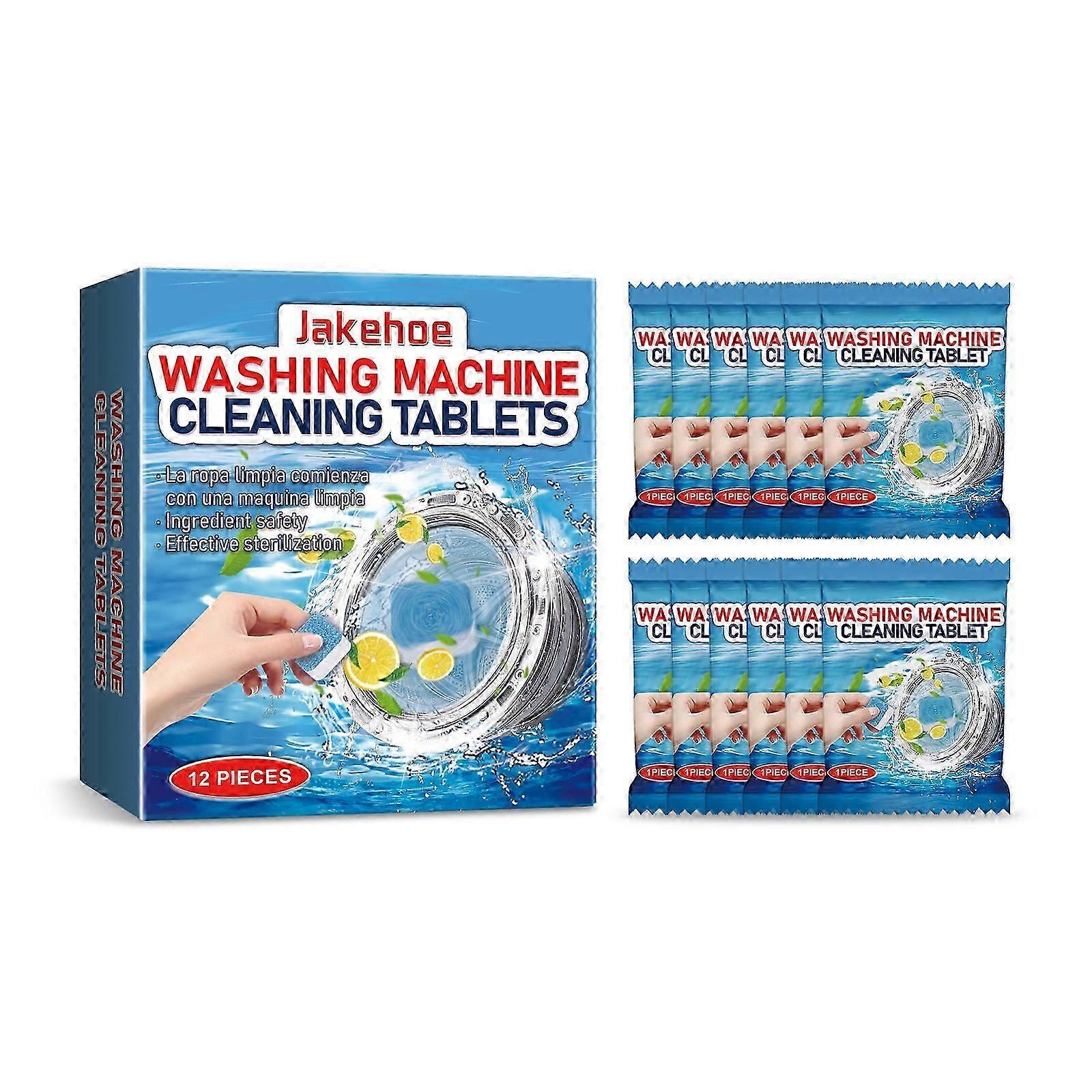 Effervescent Washing Machine Cleaning Tablets - Powerful Odor