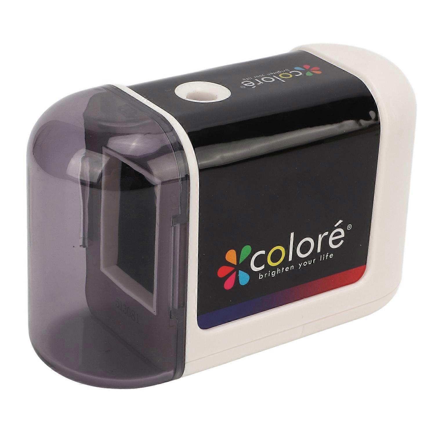 Electric Pencil Sharpener Safe Automatic Shutdown Battery Powered Upper Spiral Circle Pencil Sharpen