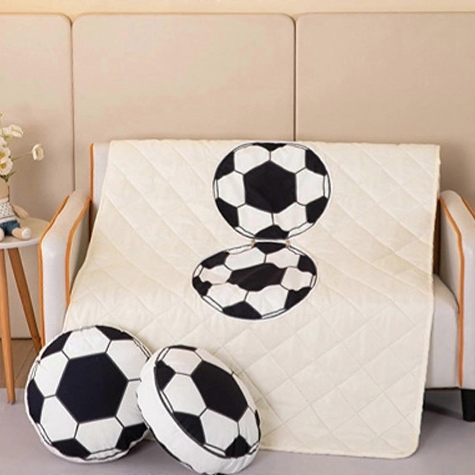 Blanket Cuddle 2 in 1 Cuddle Cuddle Quilt Round Plush Cushion Cover Blanket Travel Blanket for All Seasons on Clearance Blankets & Throws