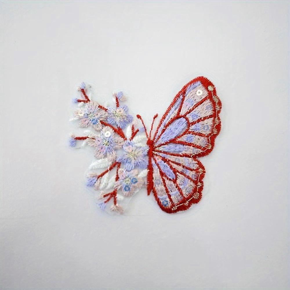 6 kpl/setti Perhoskirjonta Merkkejä Silitettävät Merkit Vaatteisiin Tee-se-itse Mekko Farkut Hattu Vaatteet Asusteet Applikaatiotarrat