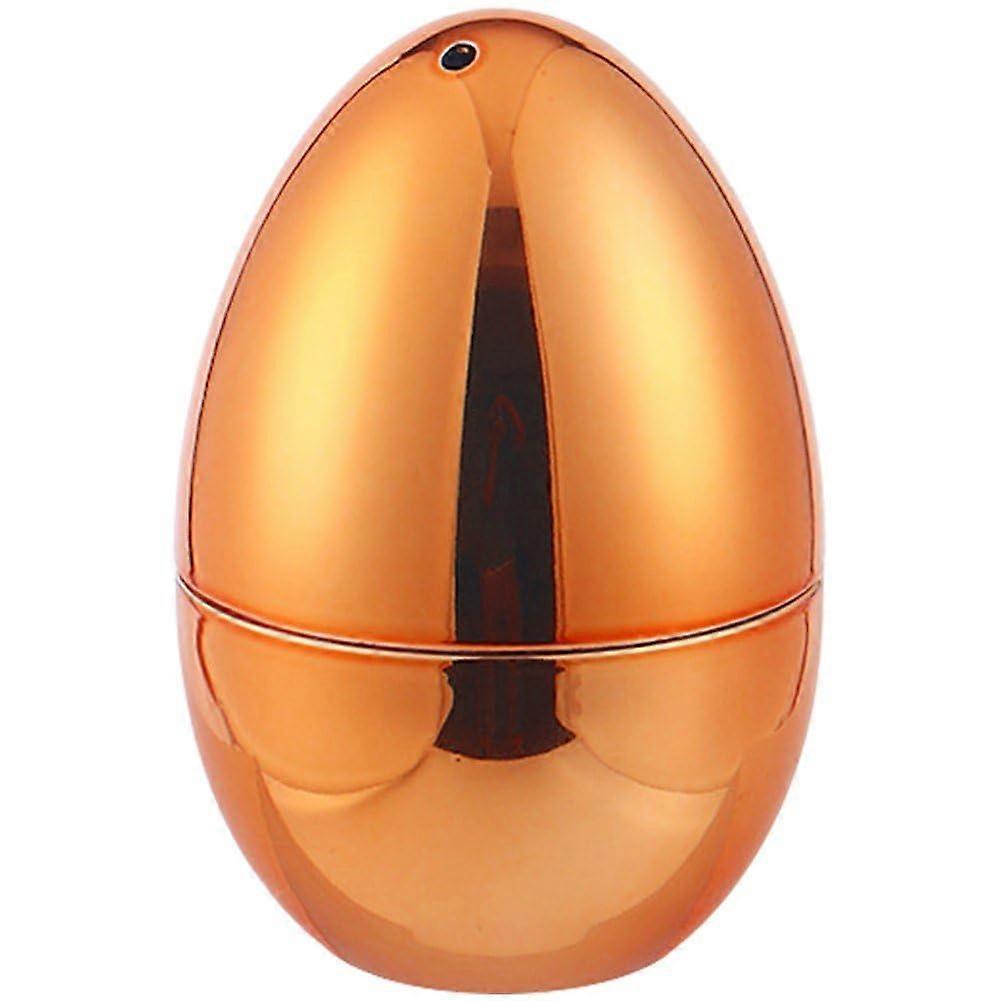 EggShaped Toothpick Holder with Electroplated Gold Silver Finish for Kitchen Dining Table Storage