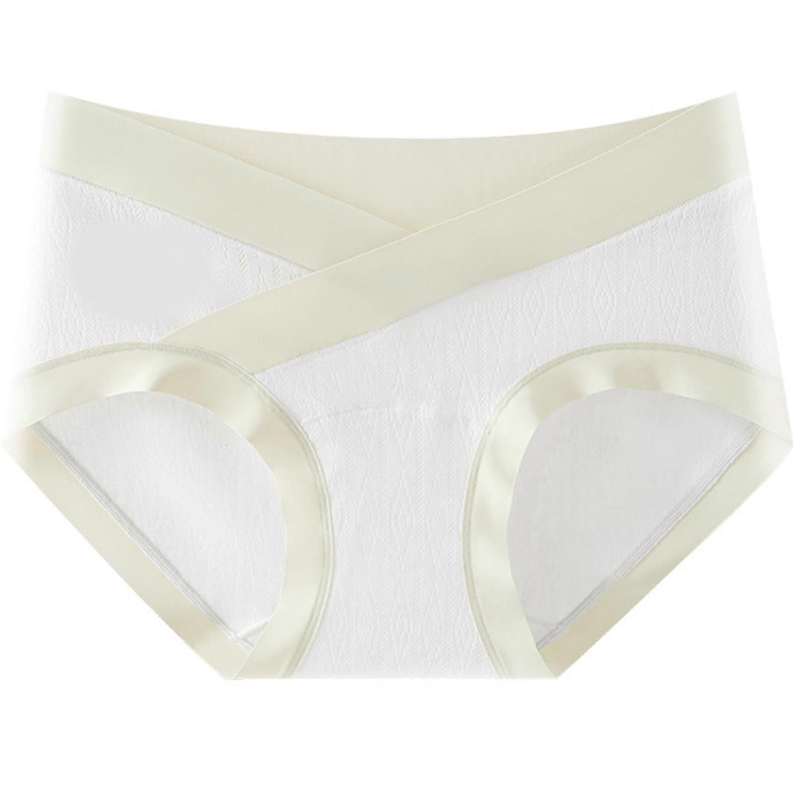 Invisible Stretchable Maternity Panties Maternity Underpants With Elastic Waist For Daily Wear And Postpartum Recovery  Yellow XL